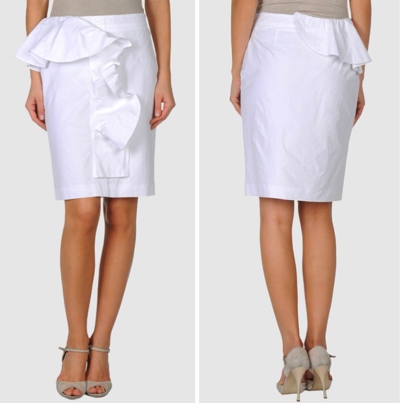 NWT! Viktor And Rolf Ruffle Front Skirt IT 42 - Picture 1 of 15